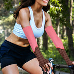 Strawberry Ice Cream Melted Print Sun Protection Arm Sleeves