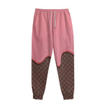 Strawberry Ice Cream Melted Print Sweatpants