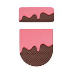 Strawberry Ice Cream Melted Print Toilet Lid And Tank Cover Set