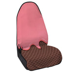 Strawberry Ice Cream Melted Print Waterproof Car Seat Cover