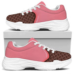 Strawberry Ice Cream Melted Print White Chunky Shoes