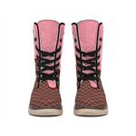 Strawberry Ice Cream Melted Print Winter Boots