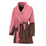 Strawberry Ice Cream Melted Print Women's Bathrobe