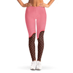 Strawberry Ice Cream Melted Print Women's Leggings