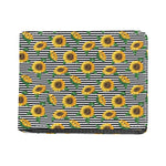 Stripe Sunflower Pattern Print Bifold Wallet