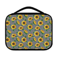 Stripe Sunflower Pattern Print Classic Bible Case