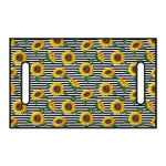 Stripe Sunflower Pattern Print Golf Cart Seat Cover