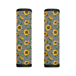 Stripe Sunflower Pattern Print Handle Covers