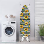 Stripe Sunflower Pattern Print Ironing Board Cover