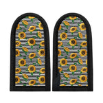 Stripe Sunflower Pattern Print Skillet Handle Cover
