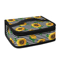 Stripe Sunflower Pattern Print Small Lunch Bag