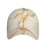 Sugar Brown Marble Print Baseball Cap