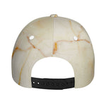 Sugar Brown Marble Print Baseball Cap