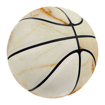 Sugar Brown Marble Print Basketball