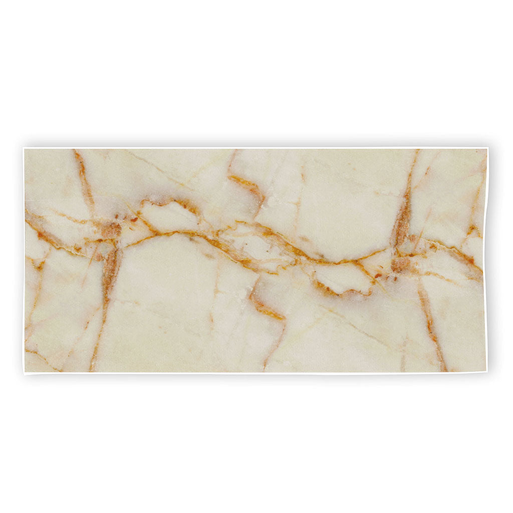 Sugar Brown Marble Print Beach Towel