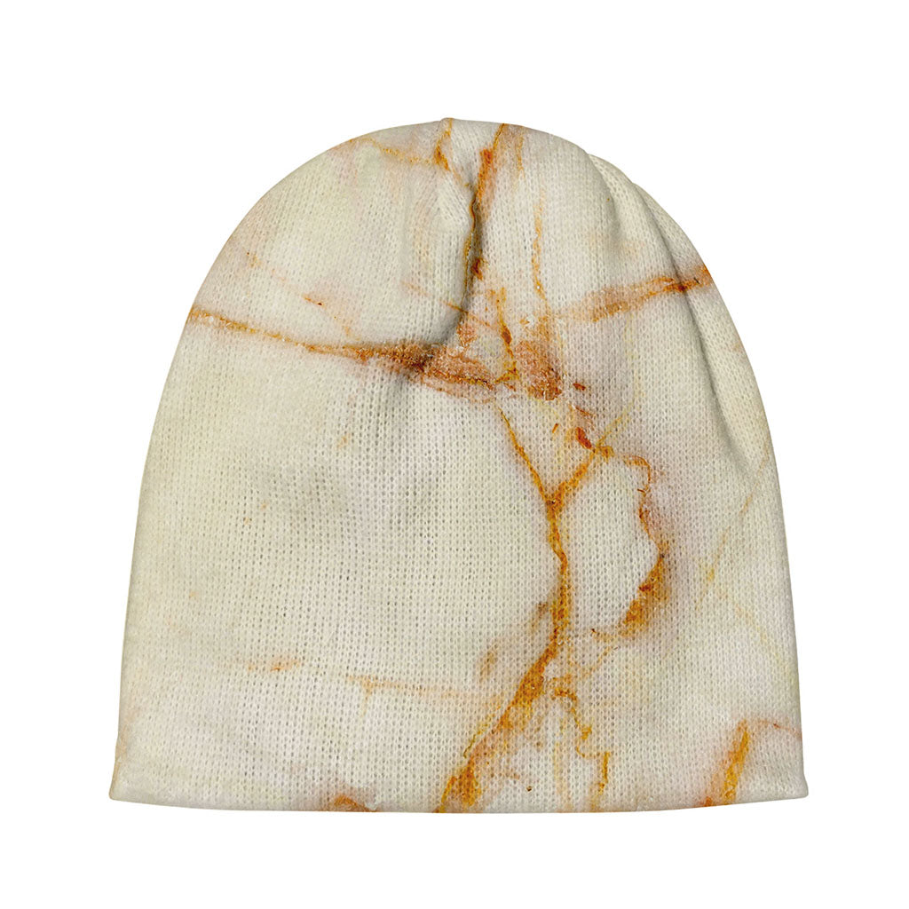 Sugar Brown Marble Print Beanie
