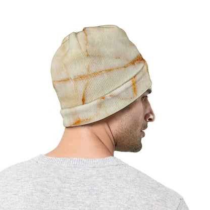 Sugar Brown Marble Print Beanie
