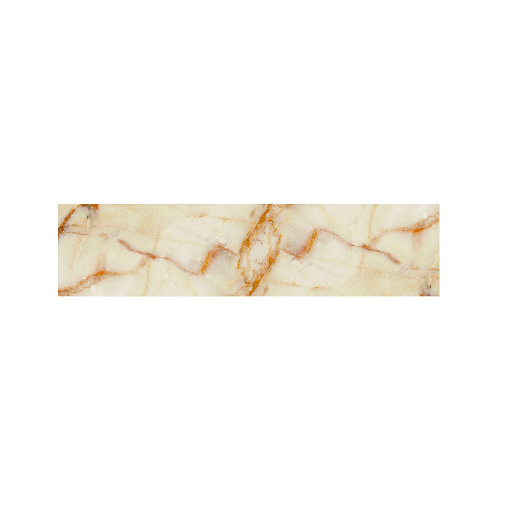 Sugar Brown Marble Print Bed Runner