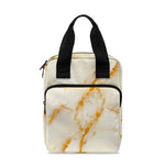 Sugar Brown Marble Print Bible Tote Bag