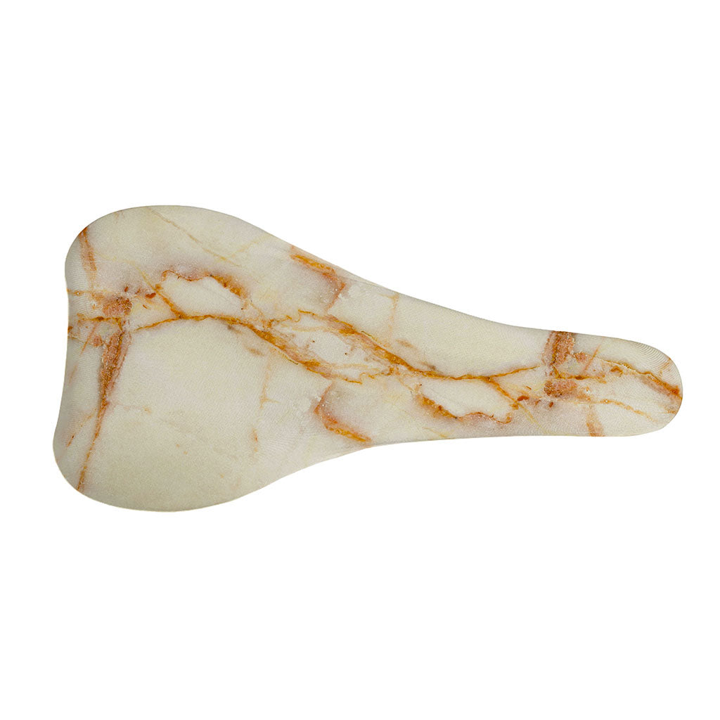 Sugar Brown Marble Print Bicycle Seat Cover