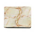 Sugar Brown Marble Print Bifold Wallet
