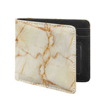 Sugar Brown Marble Print Bifold Wallet