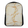 Sugar Brown Marble Print Casual Backpack