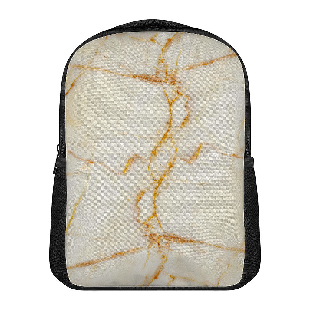 Sugar Brown Marble Print Casual Backpack