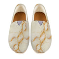 Sugar Brown Marble Print Casual Shoes
