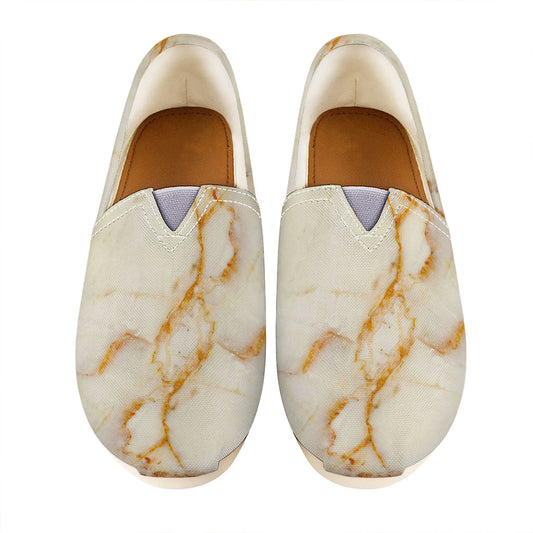 Sugar Brown Marble Print Casual Shoes