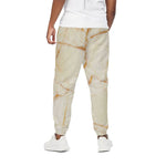 Sugar Brown Marble Print Cotton Pants