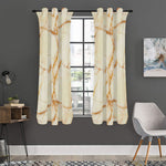 Sugar Brown Marble Print Curtain