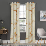 Sugar Brown Marble Print Curtain