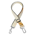Sugar Brown Marble Print Dog Seat Belt