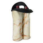 Sugar Brown Marble Print Double Neoprene Wine Tote