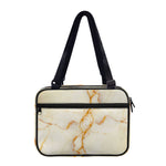 Sugar Brown Marble Print Double Strap Bible Bag