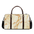 Sugar Brown Marble Print Duffel Bag