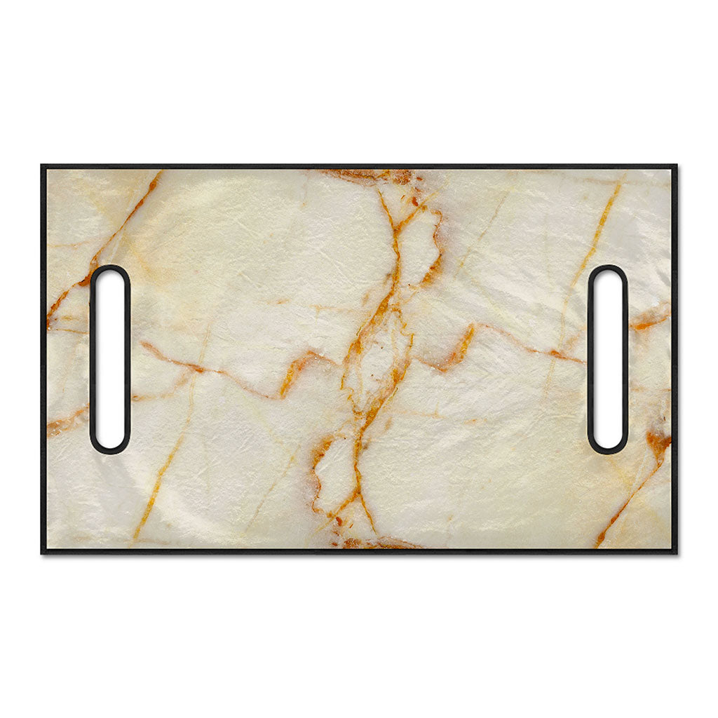 Sugar Brown Marble Print Golf Cart Seat Cover