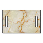 Sugar Brown Marble Print Golf Cart Seat Cover