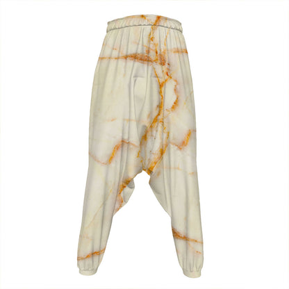 Sugar Brown Marble Print Hammer Pants
