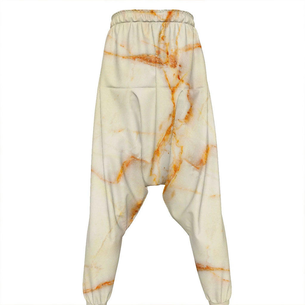 Sugar Brown Marble Print Hammer Pants