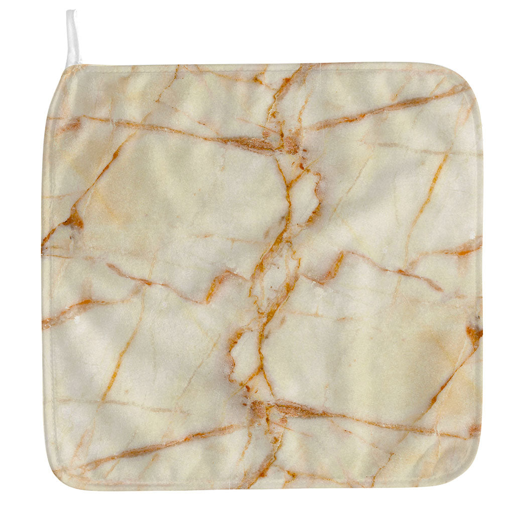 Sugar Brown Marble Print Hand Towel