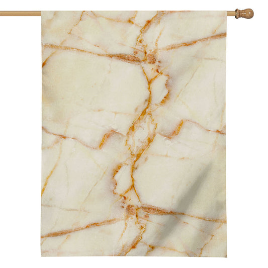 Sugar Brown Marble Print House Flag