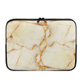 Sugar Brown Marble Print Laptop Sleeve