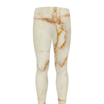 Sugar Brown Marble Print Men's leggings