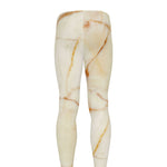 Sugar Brown Marble Print Men's leggings