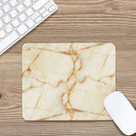 Sugar Brown Marble Print Mouse Pad