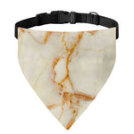 Sugar Brown Marble Print Over The Collar Dog Bandana