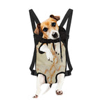 Sugar Brown Marble Print Pet Carrier Backpack