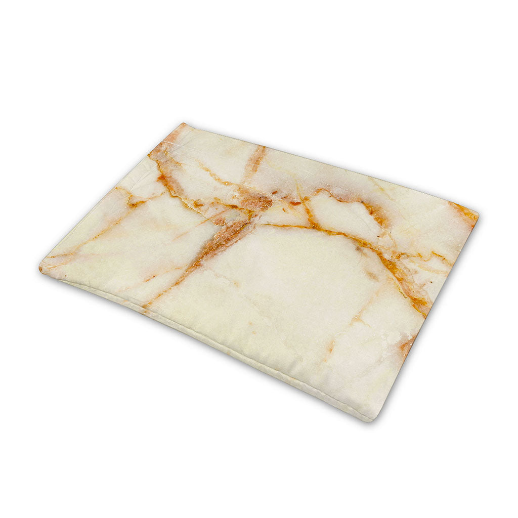 Sugar Brown Marble Print Pet Cooling Mat Cover
